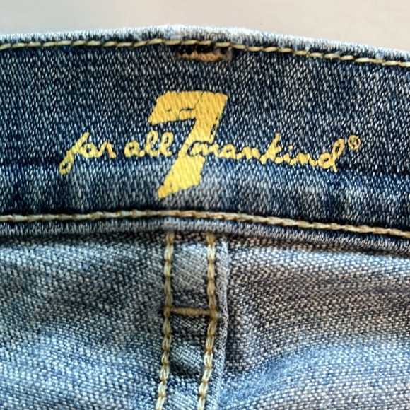 7 For All Mankind Josefina Skinny Boyfriend Size 28 - Picture 10 of 16